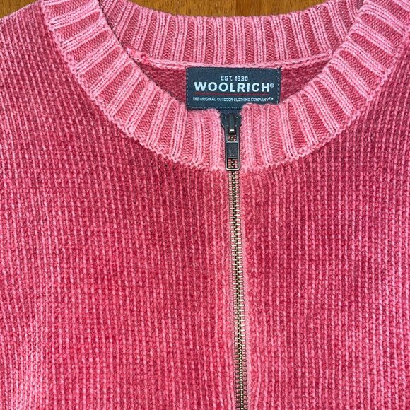 Woolrich Womens Rosebud Pink Zip-Up Vest M - Picture 4 of 7